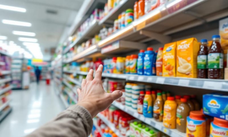 琳瑯滿目的貨架,正反映出許多糖友與家屬在選擇時的困惑。